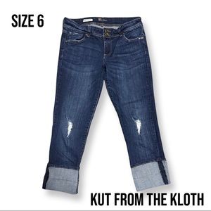 Kut from the Kloth “Cameron” Straight Leg Capri- Like New!